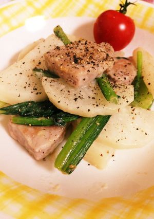 かぶと塩豚のクリーム風味-レシピのメイン写真