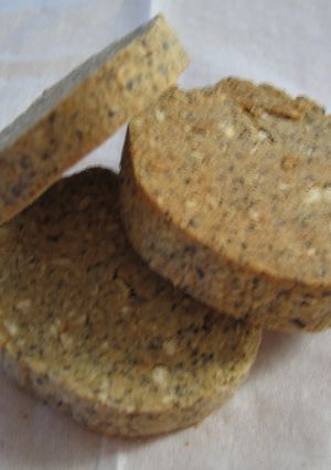 おからんクッキー♪さくっと黒ゴマきなこ♪-レシピのメイン写真