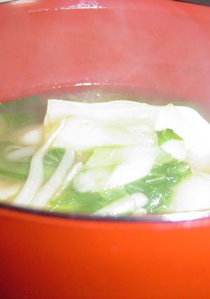 ★簡単！モチ餃子？！野菜たっぷりスープ★-レシピのメイン写真