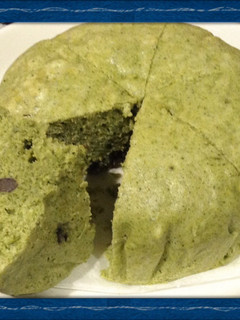 ホットケーキミックスで ヨモギ 蒸しパン-レシピのメイン写真
