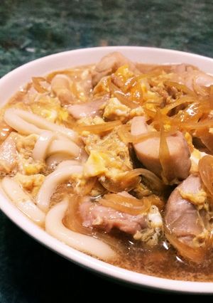 ぶっかけ親子うどん-レシピのメイン写真