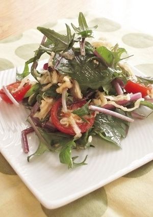 せんぎり大根と水菜のイタリアンサラダ-レシピのメイン写真