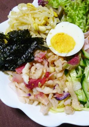 カラフル干し大根の韓国風冷やし中華-レシピのメイン写真