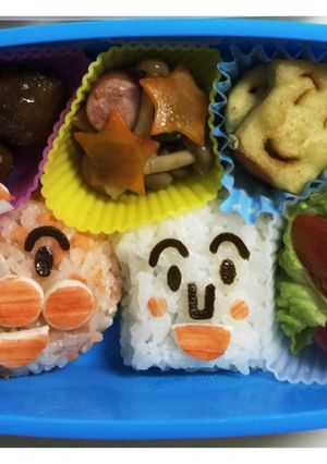 クリスマス♪アンパンマンのお弁当-レシピのメイン写真