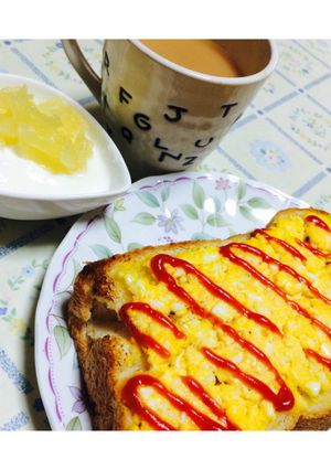 簡単卵トースト○°-レシピのメイン写真
