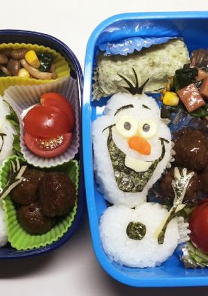 オラフのキャラ弁♪-レシピのメイン写真