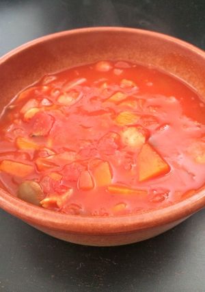 味付けはコンソメのみで簡単★トマトスープ-レシピのメイン写真