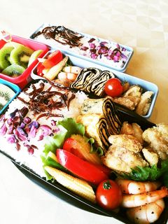 鶏の唐揚げカレー風味♪お弁当-レシピのメイン写真