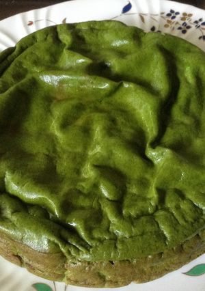 ほうれん草と枝豆とうふのチーズケーキ-レシピのメイン写真