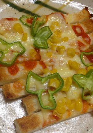 パンの耳ピザ-レシピのメイン写真