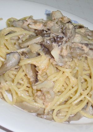 明太&きのこのスパゲッティ-レシピのメイン写真