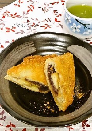 幸せ揚げパン✿餡バター＆フルーツ-レシピのメイン写真