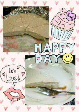 バナナ入りレアチーズケーキ-レシピのメイン写真