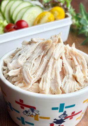 レンジで簡単♡鶏胸肉でサラダチキン-レシピのメイン写真
