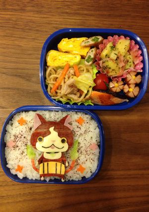 妖怪ウォッチ キャラ弁 ジバニャン-レシピのメイン写真
