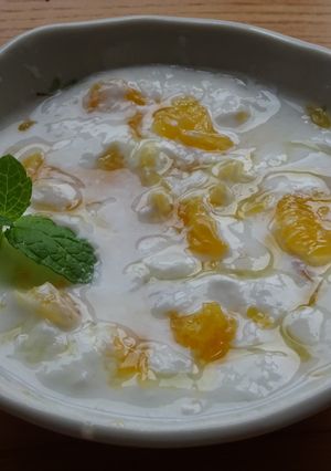 甘夏と蜂蜜の甘酸っぱ!ヨーグルト-レシピのメイン写真