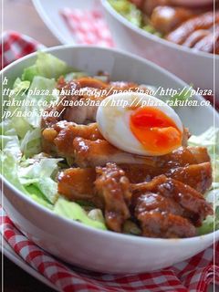 照りっ照り焼きチキン❤サラダ丼-レシピのメイン写真