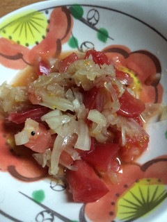 簡単酢たまねぎトマトサラダ-レシピのメイン写真