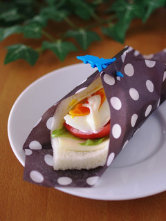 サンドシナイッチ☆ゆで卵とトマトのサラダ-レシピのメイン写真