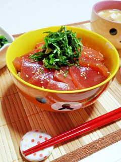 簡単!まぐろの漬け丼★-レシピのメイン写真