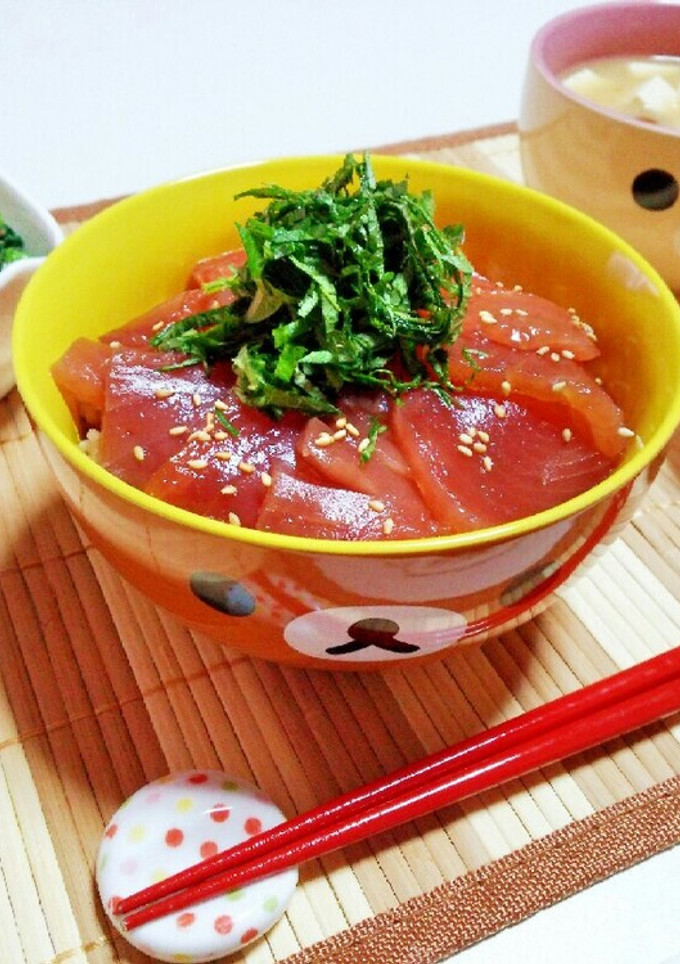 簡単！まぐろの漬け丼★-レシピのメイン写真