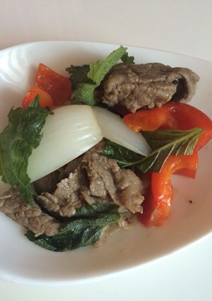 牛肉の青じそ炒め-レシピのメイン写真