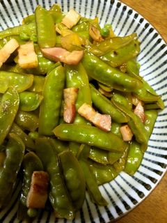 さやえんどうの塩レモン炒め-レシピのメイン写真