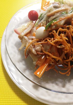 プリッツみたいな揚げ麺☆あんかけ焼きそば-レシピのメイン写真