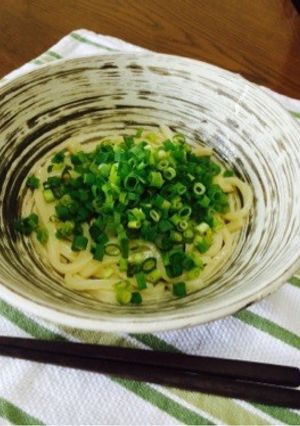 シンプル旨い!ネギ塩うどん-レシピのメイン写真