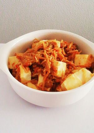 挽き肉が無い！えのき納豆美味しい麻婆豆腐-レシピのメイン写真
