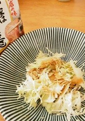 材料２つ！春キャベツと焼肉のたれサラダ-レシピのメイン写真