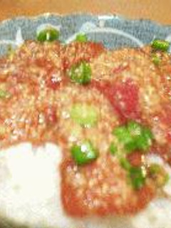 中華風マグロのづけ丼-レシピのメイン写真