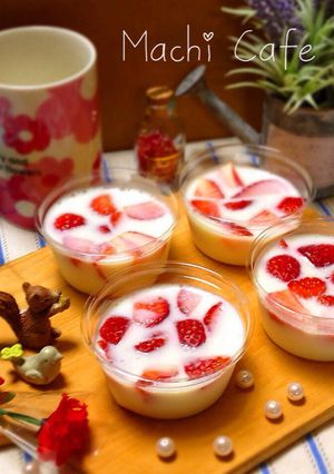 苺ミルク♡ヨーグルトゼリー♪-レシピのメイン写真