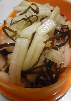 大根の塩昆布即席漬け-レシピのメイン写真