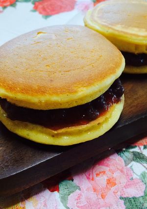 ジャムとシナモン餡のパンケーキどら焼き-レシピのメイン写真