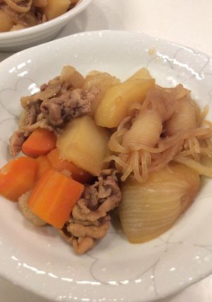 減塩☆カンタン♪野菜中心　肉じゃが-レシピのメイン写真