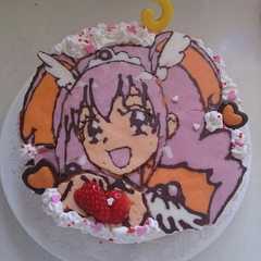 キャラデコケーキ　キュアハッピー-レシピのメイン写真