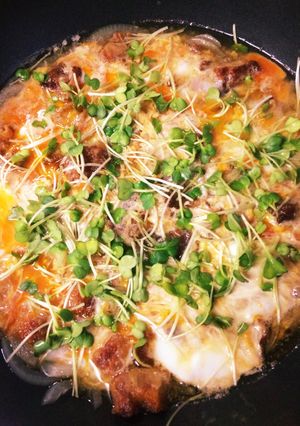 残ったから揚げで親子丼-レシピのメイン写真