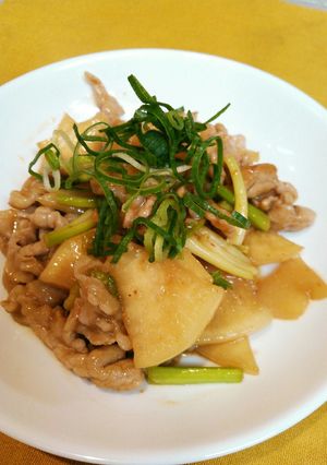 豚肉とカブの簡単ピリ辛炒め物★お弁当にも-レシピのメイン写真