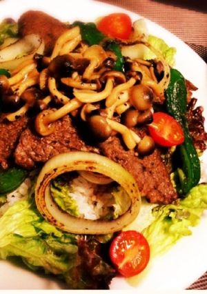 野菜たっぷり＊cafe風焼肉丼-レシピのメイン写真