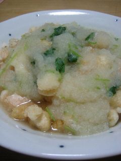揚げ餅のみぞれ和風あんかけ♪-レシピのメイン写真