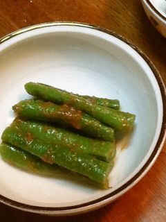 基本のごま和え☆インゲン-レシピのメイン写真