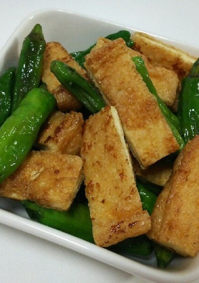 油揚げとししとうの焼いたん-レシピのメイン写真