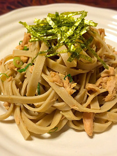 モチモチ!和風そばパスタ-レシピのメイン写真