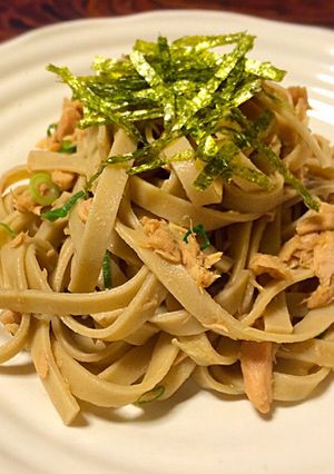 モチモチ!和風そばパスタ-レシピのメイン写真