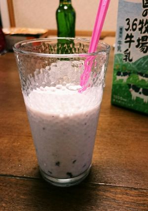 簡単！飲むブルーベリーヨーグルト-レシピのメイン写真