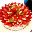 ♡いちごのレアチーズケーキ♡