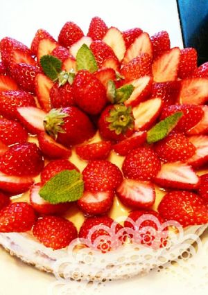 ♡いちごのレアチーズケーキ♡-レシピのメイン写真