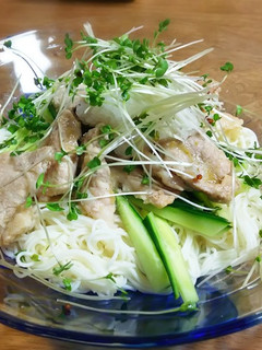 夏バテ予防に☆柚子胡椒の冷しゃぶそうめん-レシピのメイン写真