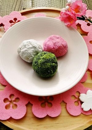 簡単三色スノーボール♪-レシピのメイン写真